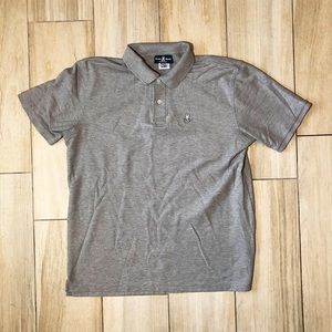 PSYCHO BUNNY - POLO GREY T-SHIRT